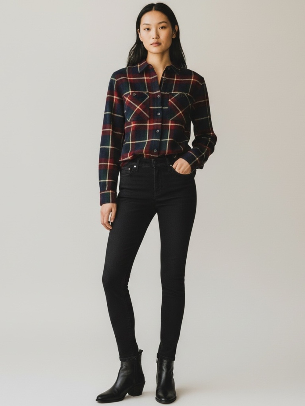 MADEWELL Black 10” High-Rise Skinny Jeans 32”
